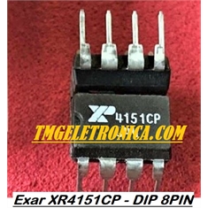 XR 4151 - CI XR4151CP, CONVERTER, VOLTAGE TO FREQUENCY CONVERTER V/F CONV 10KHZ, High Noise Rejection, Inherent - DIP 8Pin - XR4151CP - CI VOLTAGE FREQUENCY CONVERTER
